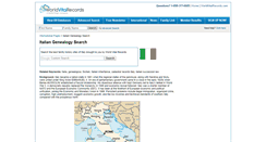 Desktop Screenshot of italian.worldvitalrecords.com