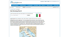 Desktop Screenshot of italy.worldvitalrecords.com