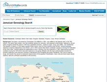 Tablet Screenshot of jamaican.worldvitalrecords.com