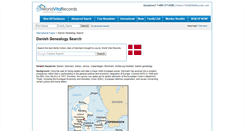 Desktop Screenshot of danish.worldvitalrecords.com