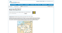 Desktop Screenshot of belgian.worldvitalrecords.com