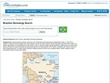 Tablet Screenshot of brazilian.worldvitalrecords.com